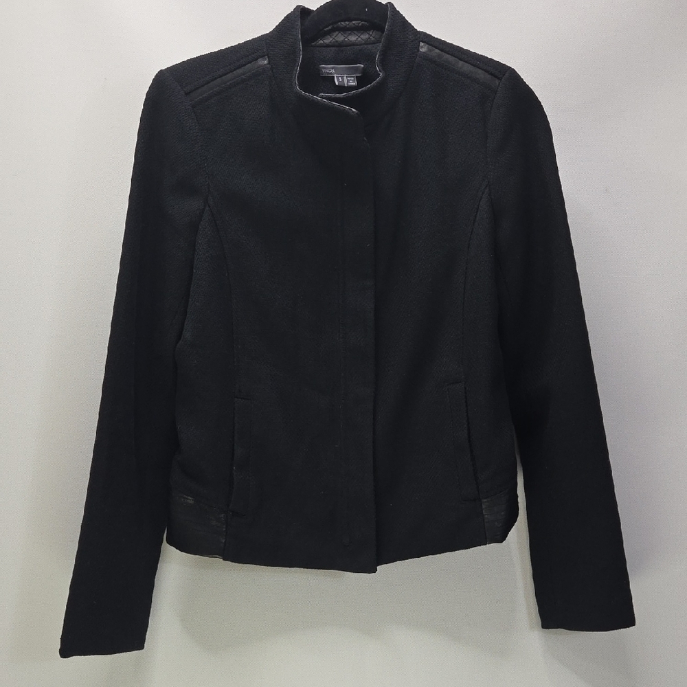 Vince Black Textured Blazer - Picture 3 of 11